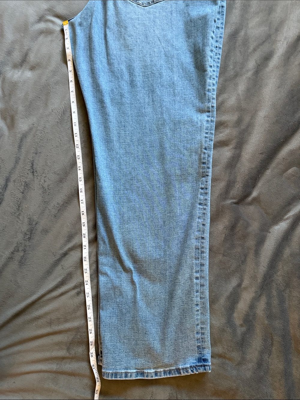 Liverpool Kennedy Hi-Rise Straight Jeans 18W Light Wash Stretch Denim - Picture 7 of 8